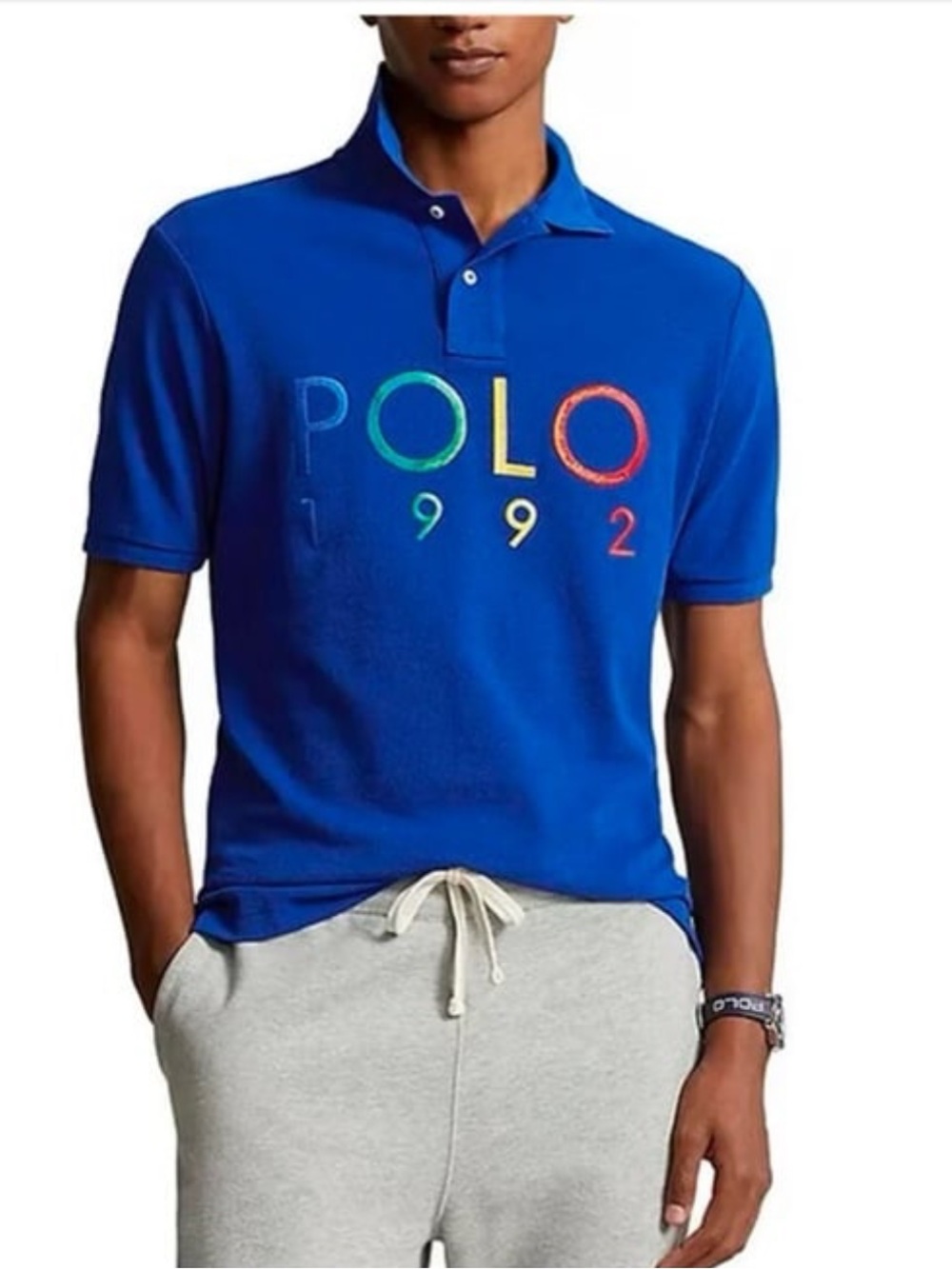 NWT Polo Ralph Lauren CLASSIC FIT POLO 1992 MESH SHORT SLEEVE SHIRT BLUE